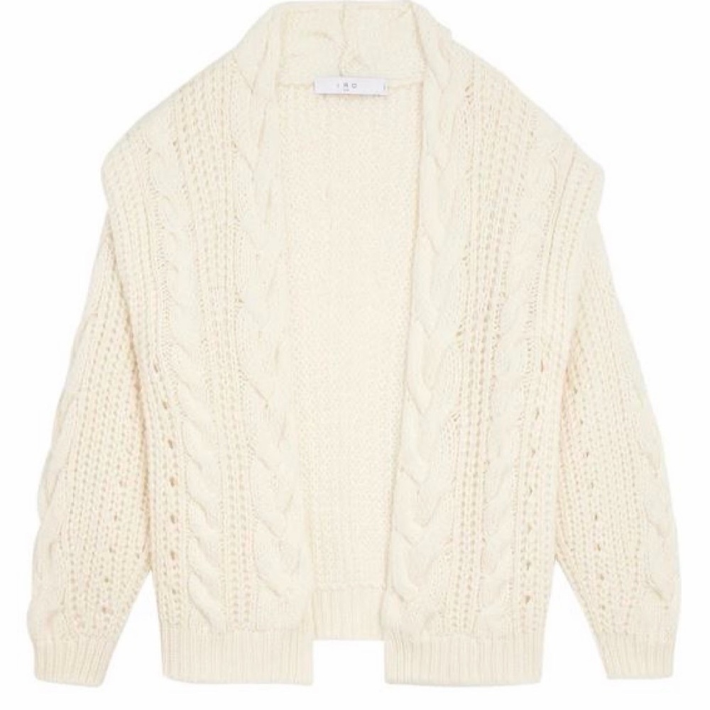 IRO Ynara Open Cable Knit Cardigan